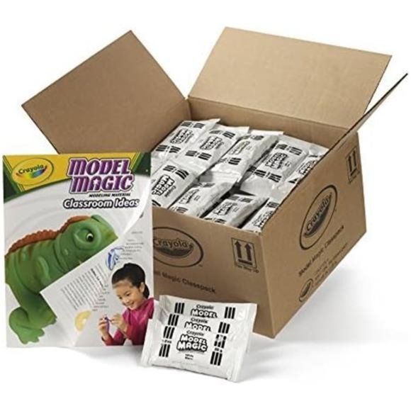 Model Magic - White (1oz), 75 Count, Bulk Clay, Air Dry Modeling Clay For Kids - Picture 4 of 4